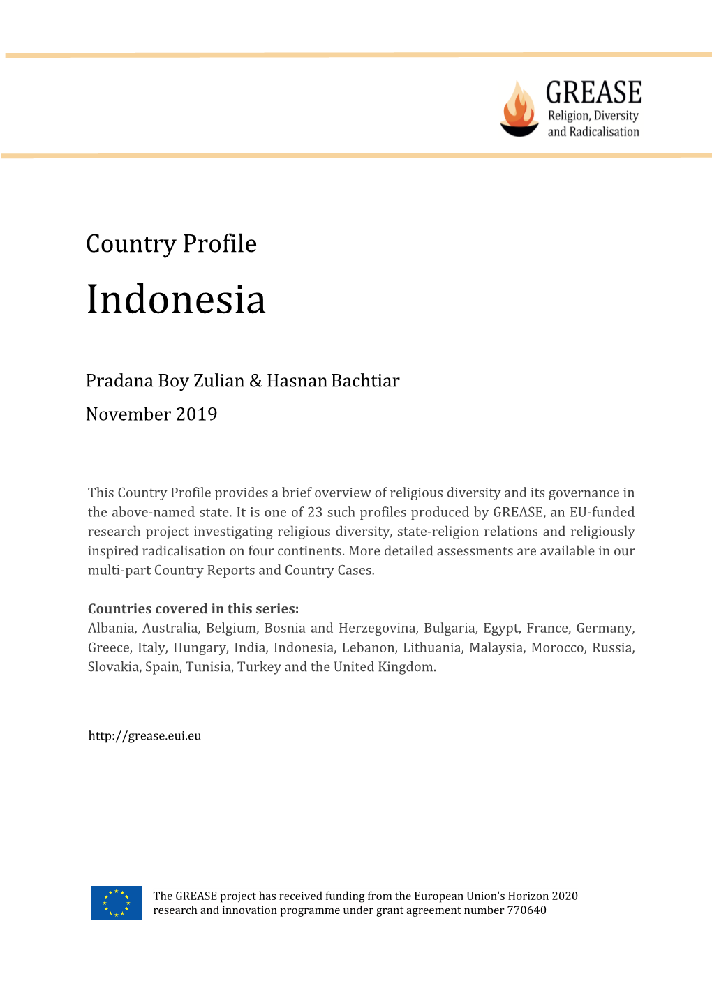 Indonesia Profile