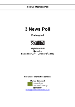 Tv3/Cm Gallup Poll