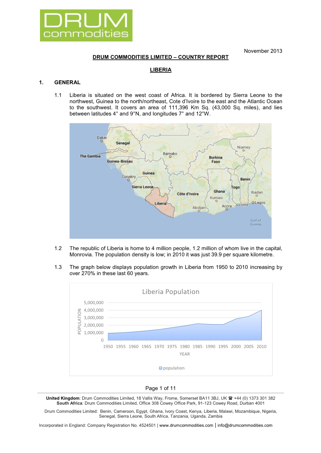 Vallis Commodities – Country Report – Liberia – November 2013.Pdf