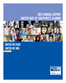 2017 Annual Report United Way of Southwest Alabma