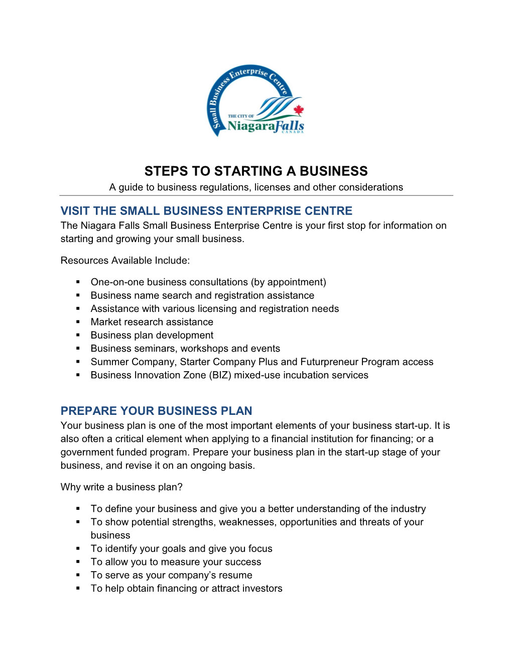 Steps in Starting a Small Business