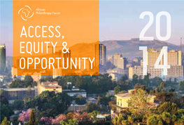 Access, Equity & Opportunity