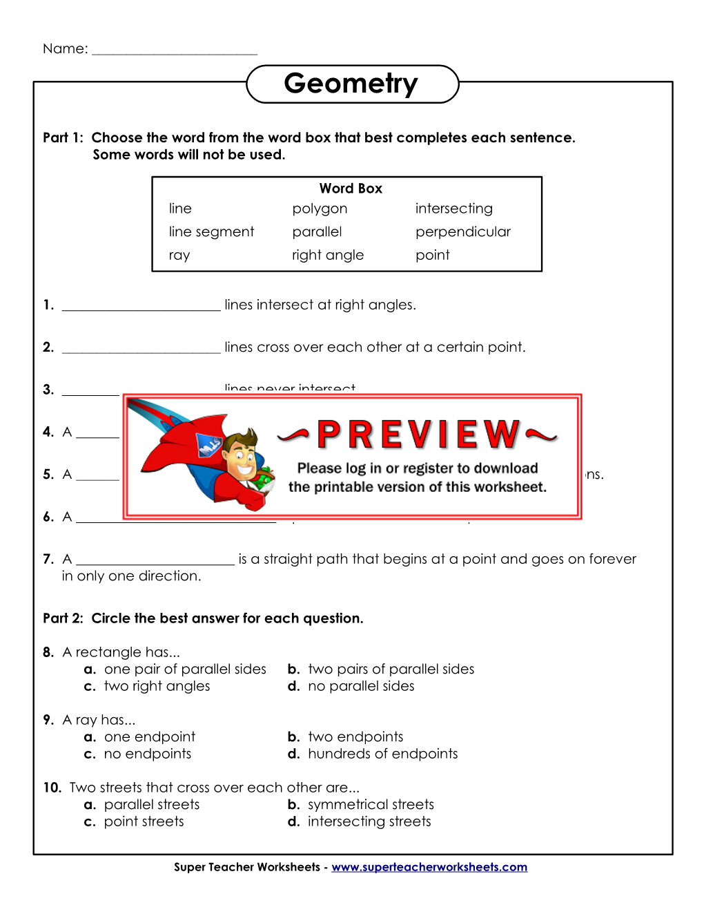 Geometry Questions