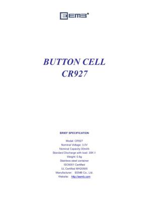Button Cell Cr927