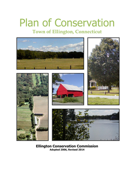 Plan of Conservation Town of Ellington, Connecticut