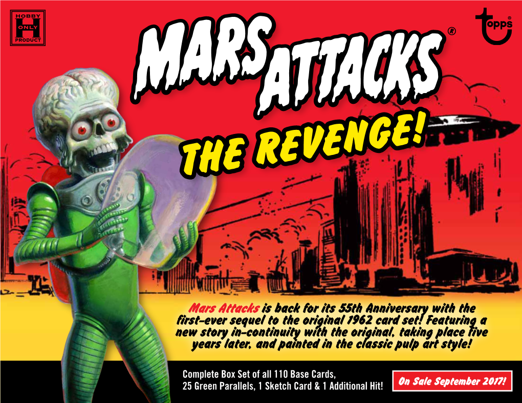 2017 Topps Mars Attacks the Revenge Trading Cards