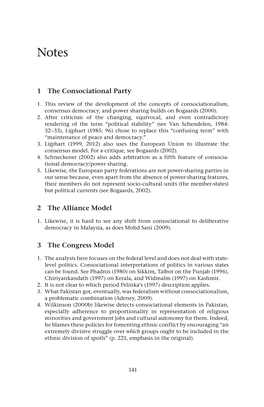 1 the Consociational Party 2 the Alliance Model 3 the Congress
