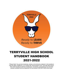 2021-2022 THS Student Handbook