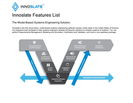 Innoslate Features List