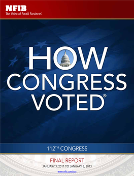 How Congress Votes on Small Business Issues