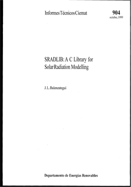 SRADLIB:Aclibraryfor Solarradiationmodelling