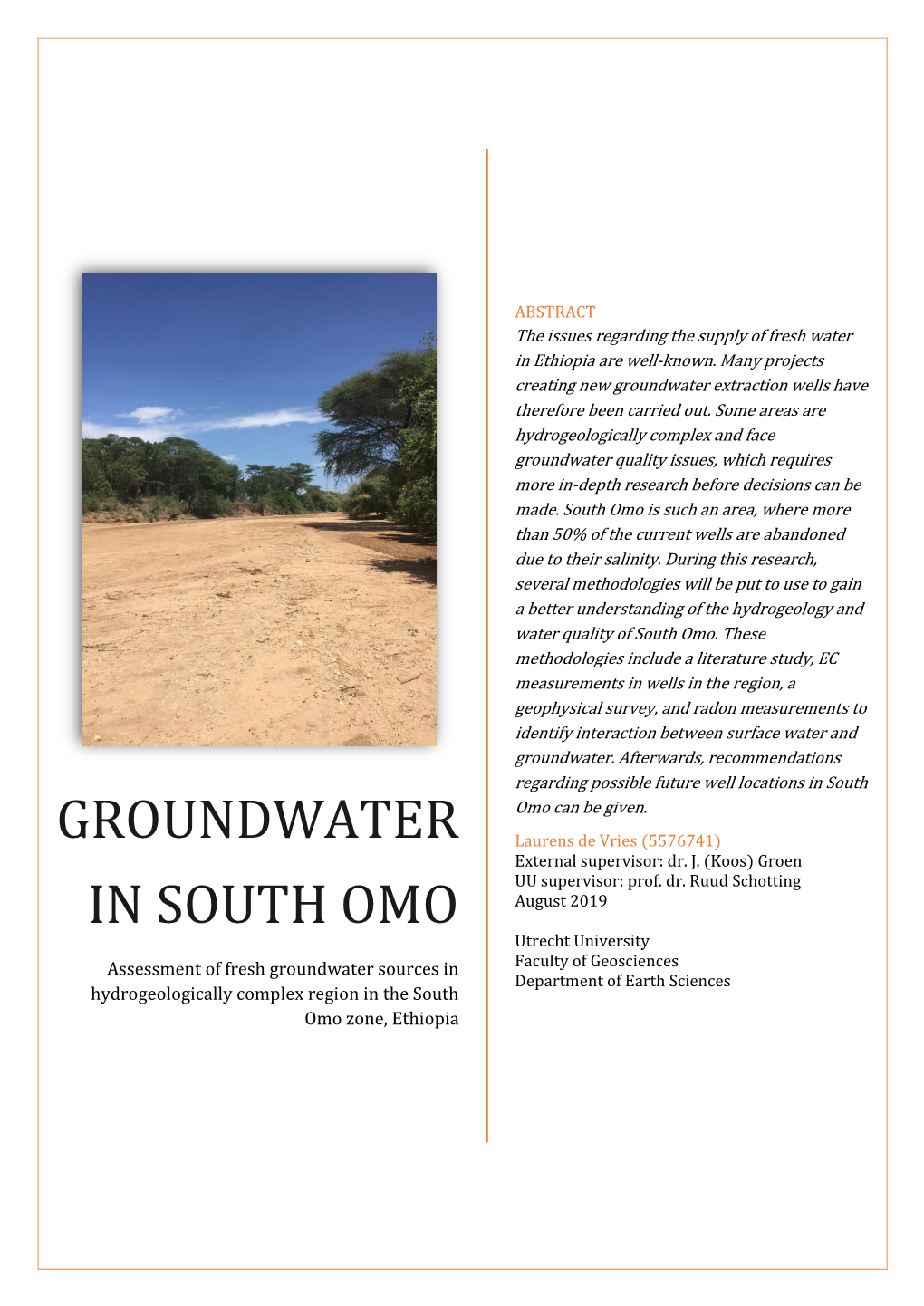 Groundwater in South