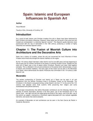 Spain: Islamic and European Influences in Spanish Art