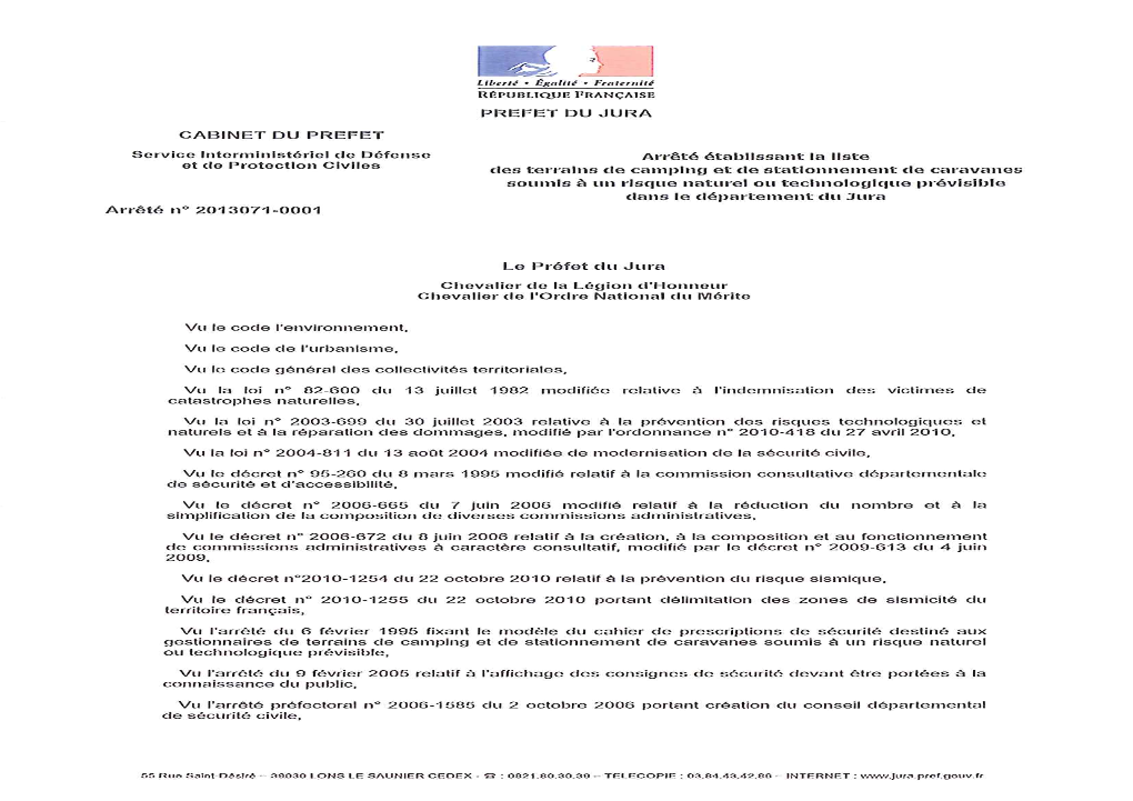 Liste Des Terrains De Camping À Risques.Pdf