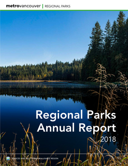 Regional Parks Annual Reports 2018