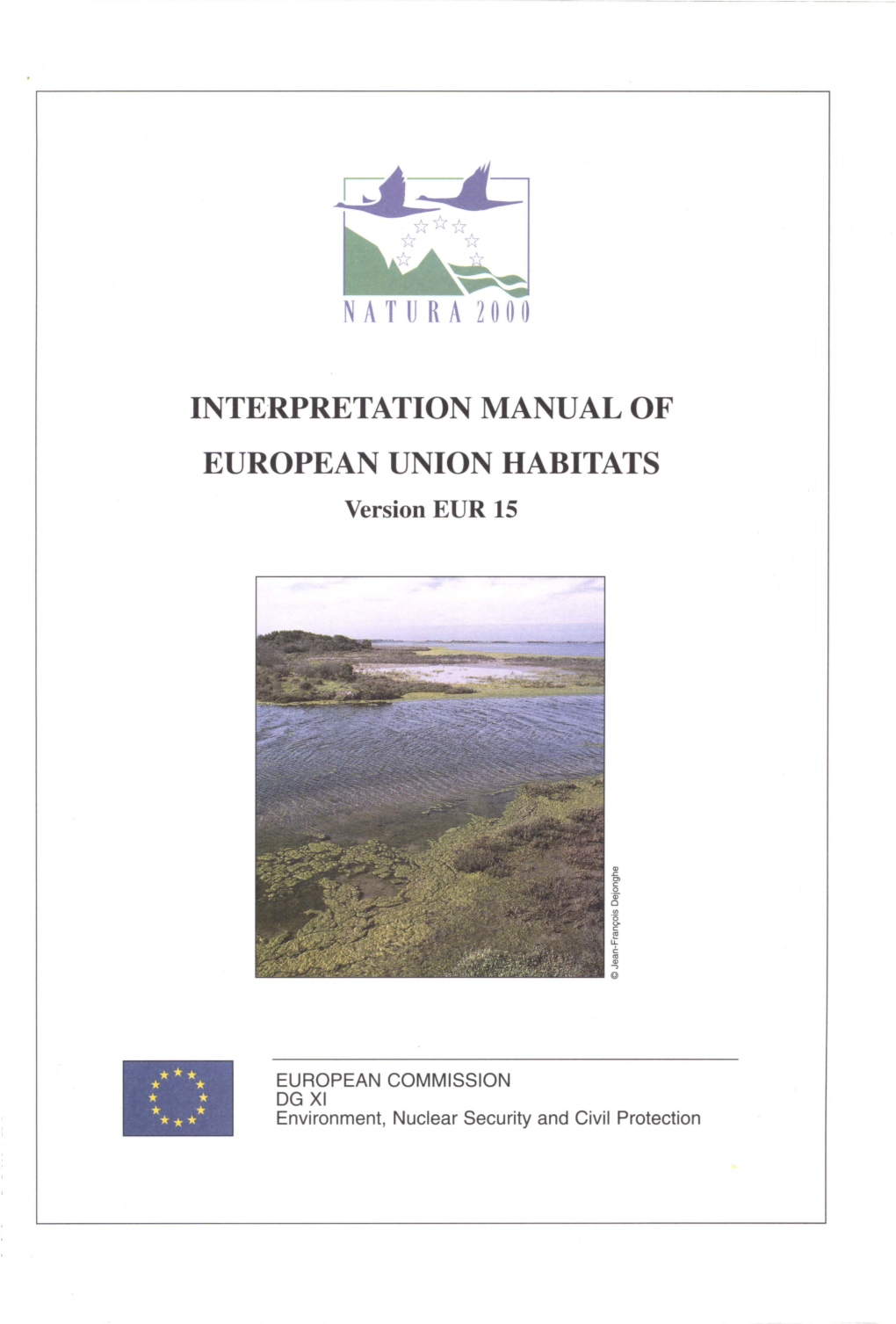 Natura 2000 Interpretation Manual of European Union