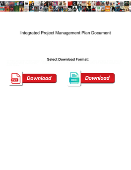 Integrated Project Management Plan Document