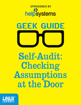 Geek Guide &gt; Self-Audit