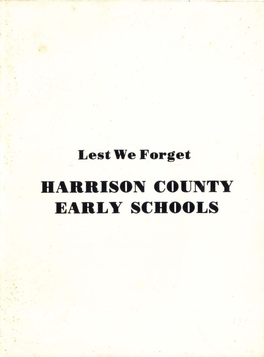 Harrison County Early Schools Harry and Helen Heavilin 40707 Cadiz Denn