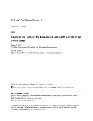Clarifying the Range of the Endangered Largetooth Sawfish in the United States