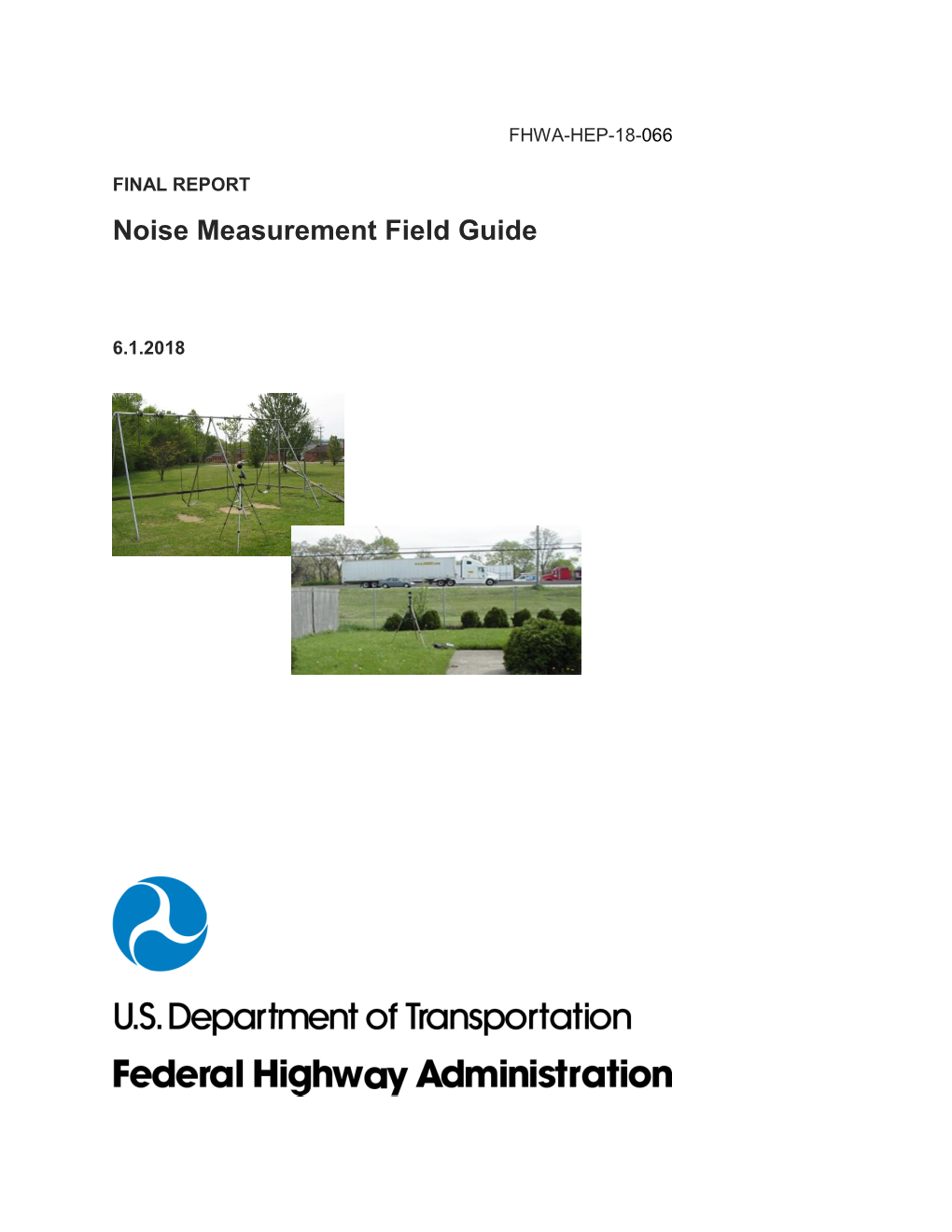 Noise Measurement Field Guide Final Report