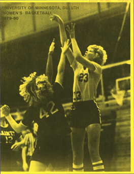 UMD Women's Basketball Program (1979-1980)