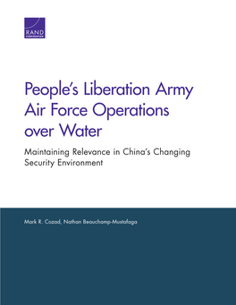 People's Liberation Army Air Force Operations