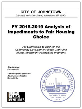 FY 2015-2019 Analysis of Impediments to Fair Housing Choice