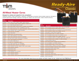Classic Heater Cores (HTR)