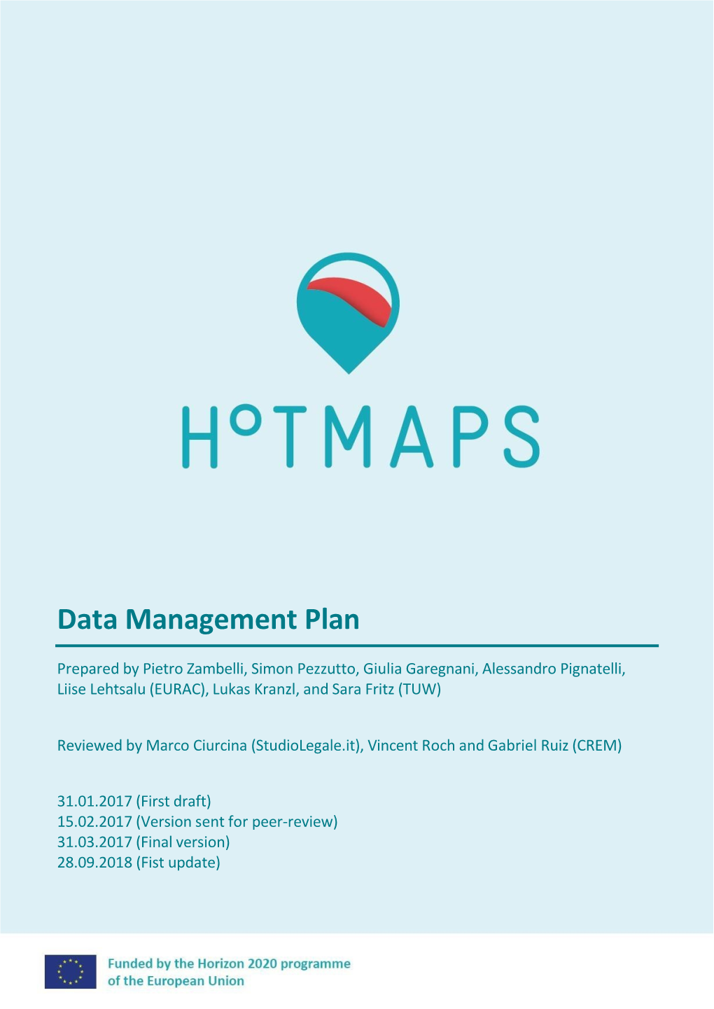 Data Management Plan