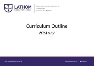 Curriculum Overview History