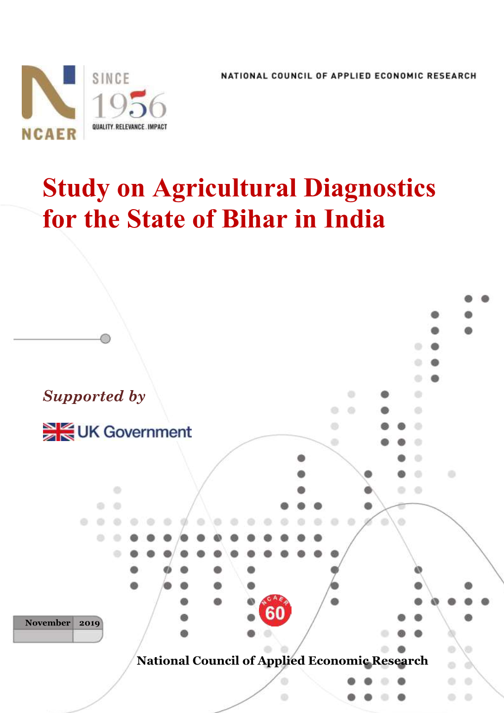 Study on Agricultural Diagnostics for the State of Bihar in India