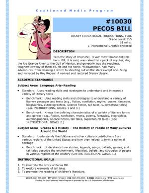 10030 Pecos Bill
