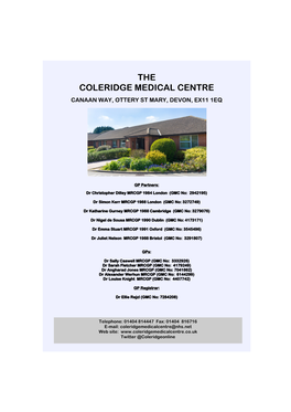 The Coleridge Medical Centre