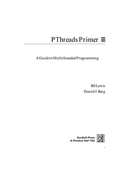 Pthreads Primer