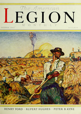 The American Legion Monthly [Volume 13, No. 4 (October 1932)]