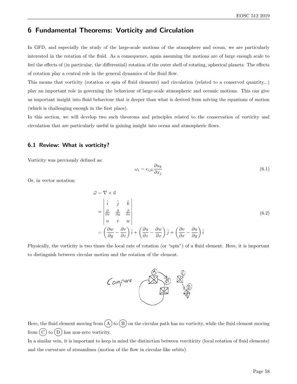 6 Fundamental Theorems: Vorticity and Circulation