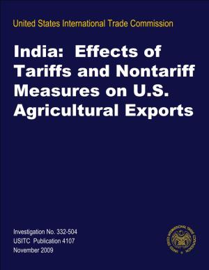 India: Effects of Tariffs and Nontariff Measures on U.S. Agricultural Exports