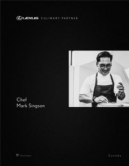 Chef Mark Singson