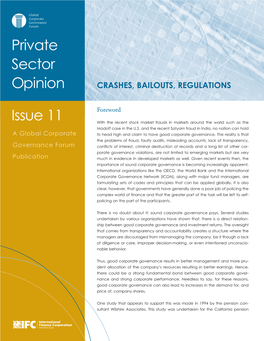 Private Sector Opinion Issue 11