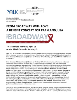 A Benefit Concert for Parkland, Usa