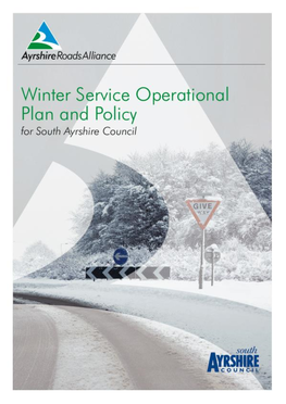 Winter Operational Plan and Policy