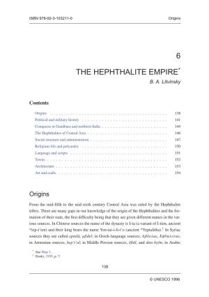 The Hephthalite Empire* B
