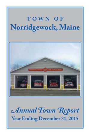 Norridgewock, Maine Annual Town Report
