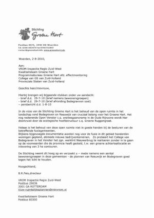 60-5B3 Mailbericht Van Stichting Groene Hart