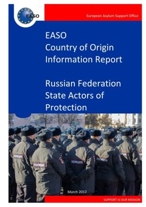 Russian Federation State Actors of Protection