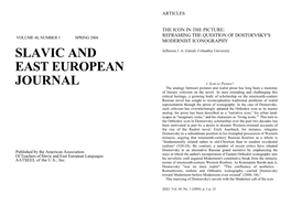 Slavic and East European Journal