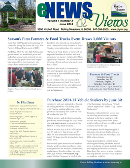 Rolling Meadows Enews & Views June 2014