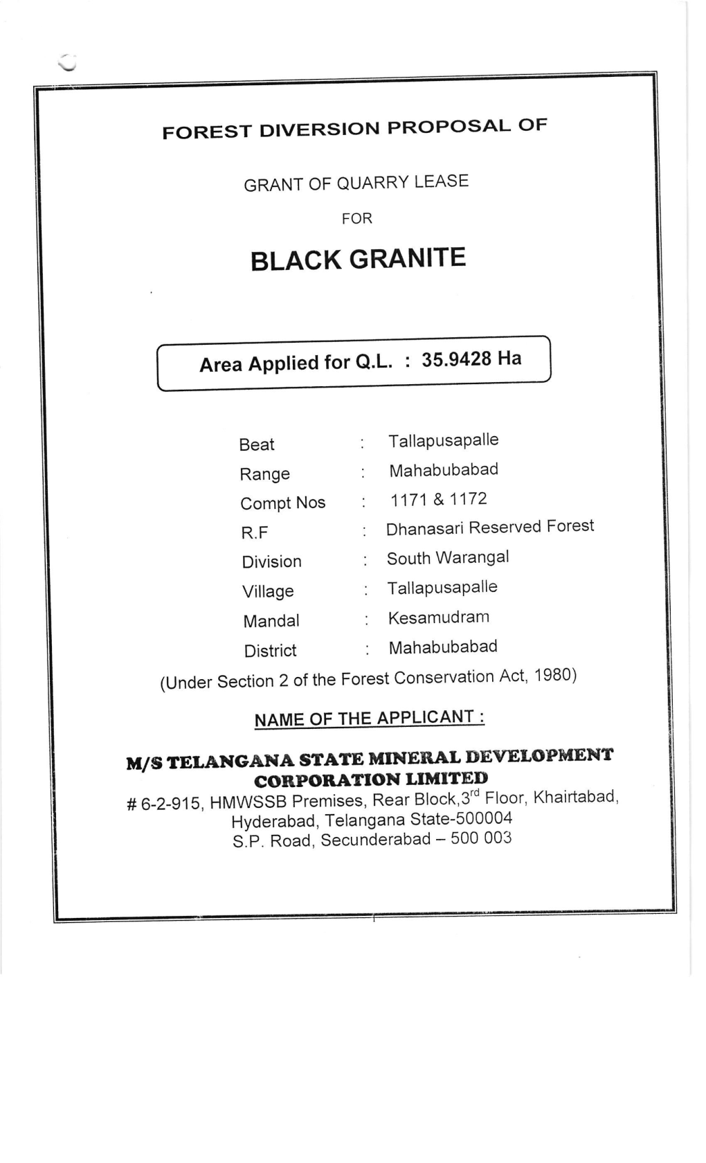 Black Granite