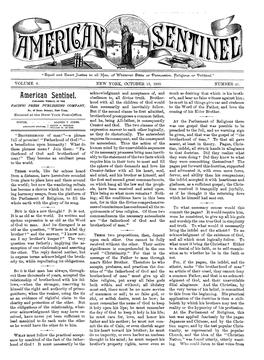 American Sentinel for 1893